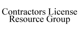CONTRACTORS LICENSE RESOURCE GROUP trademark