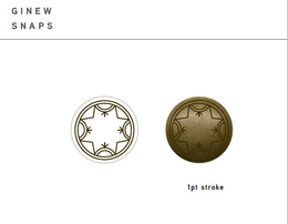GINEW SNAPS 1PT STROKE trademark