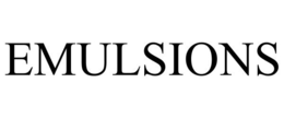 EMULSIONS trademark