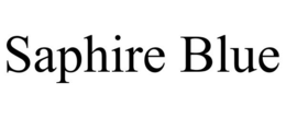 SAPHIRE BLUE trademark