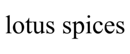 LOTUS SPICES trademark