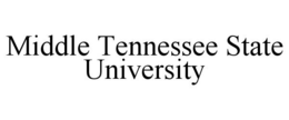 MIDDLE TENNESSEE STATE UNIVERSITY trademark