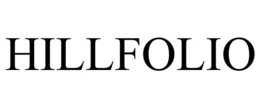 HILLFOLIO trademark