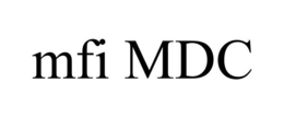 MFI MDC trademark