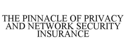 THE PINNACLE OF PRIVACY AND NETWORK SECURITY INSURANCE trademark