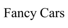 FANCY CARS trademark