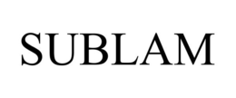 SUBLAM trademark
