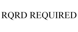 RQRD REQUIRED trademark