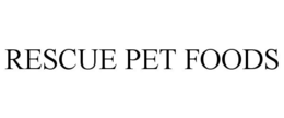 RESCUE PET FOODS trademark