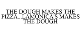 THE DOUGH MAKES THE PIZZA...LAMONICA'S MAKES THE DOUGH trademark