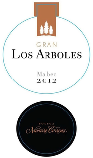 GRAN LOS ARBOLES MALBEC 2012 BODEGA NAVARRO CORREAS trademark