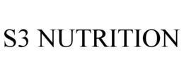 S3 NUTRITION trademark
