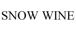 SNOW WINE trademark