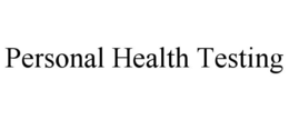 PERSONAL HEALTH TESTING trademark