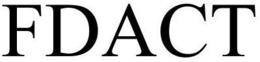 FDACT trademark