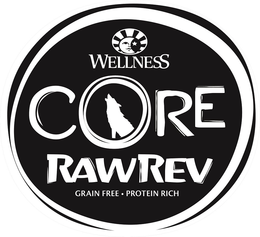 WELLNESS CORE RAWREV GRAIN FREE · PROTEINRICH trademark