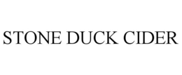 STONE DUCK CIDER trademark