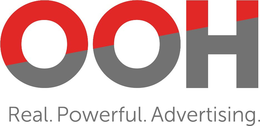 OOH REAL. POWERFUL. ADVERTISING. trademark