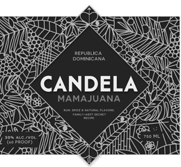 REPUBLICA DOMINICANA CANDELA MAMAJUANA RUM, SPICE & NATURAL FLAVORS. FAMILY-KEPT SECRET RECIPE. 30% ALC./VOL. (60 PROOF) 750 ML trademark