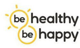 BE HEALTHY BE HAPPY trademark
