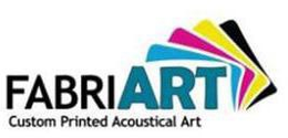 FABRIART CUSTOM PRINTED ACOUSTICAL ART trademark