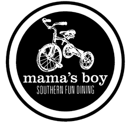 MAMA'S BOY SOUTHERN FUN DINING trademark