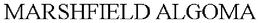 MARSHFIELD ALGOMA trademark