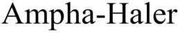 AMPHA-HALER trademark