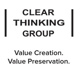 CLEAR THINKING GROUP VALUE CREATION. VALUE PRESERVATION. trademark