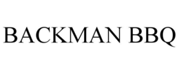 BACKMAN BBQ trademark