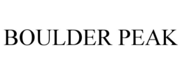 BOULDER PEAK trademark
