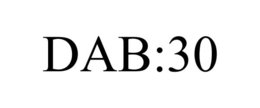 DAB:30 trademark