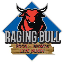 RAGING BULL FOOD - SPORTS LIVE MUSIC trademark