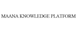 MAANA KNOWLEDGE PLATFORM trademark