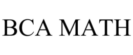 BCA MATH trademark