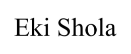 EKI SHOLA trademark