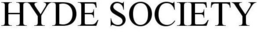 HYDE SOCIETY trademark
