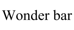 WONDER BAR trademark