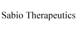 SABIO THERAPEUTICS trademark