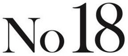 NO 18 trademark