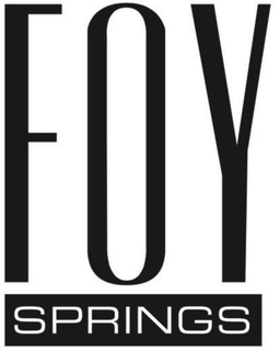 FOY SPRINGS trademark