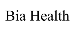 BIA HEALTH trademark