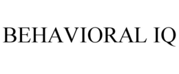 BEHAVIORAL IQ trademark