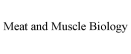MEAT AND MUSCLE BIOLOGY trademark