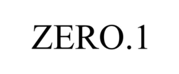 ZERO.1 trademark