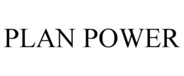PLAN POWER trademark