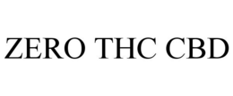 ZERO THC CBD trademark