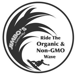 JIMBO'S...NATURALLY! RIDE THE ORGANIC &NON-GMO WAVE trademark