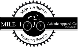 MILE 1 ATHLETICS CYCLING COLLECTION MILE 1 ATHLETIC APPAREL CO. WASHINGTON DC trademark