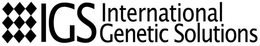 IGS INTERNATIONAL GENETIC SOLUTIONS trademark
